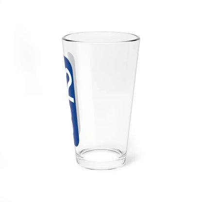 Warren County 32B NY tab (New York) (Road Sign) Pint Glass 16oz - Go Mug Yourself
