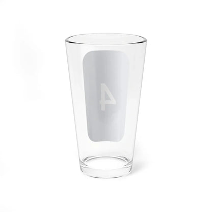Warren County 4 NY tab (New York) (Road Sign) Pint Glass 16oz - Go Mug Yourself