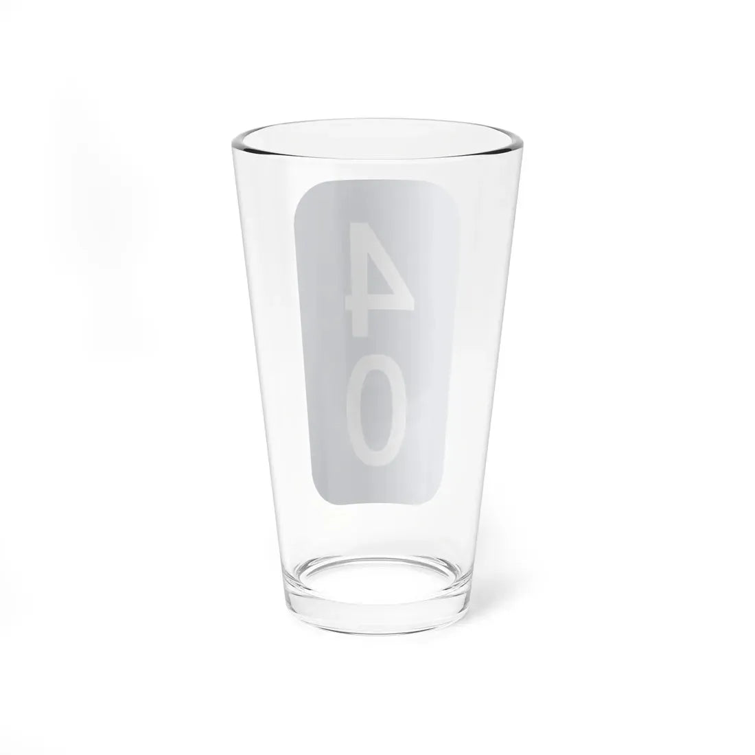 Warren County 40 NY tab (New York) (Road Sign) Pint Glass 16oz - Go Mug Yourself