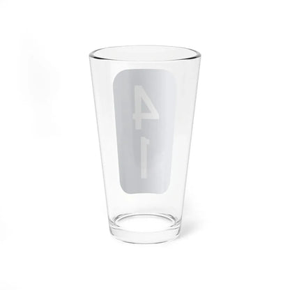 Warren County 41 NY tab (New York) (Road Sign) Pint Glass 16oz - Go Mug Yourself
