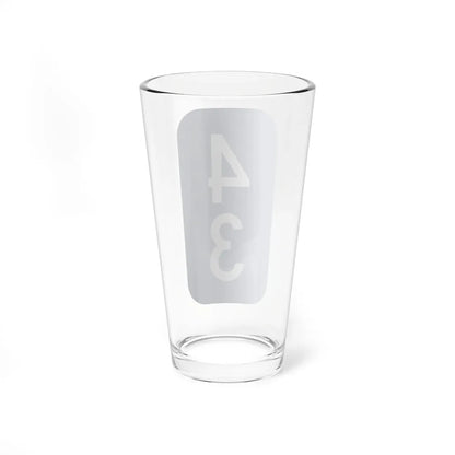 Warren County 43 NY tab (New York) (Road Sign) Pint Glass 16oz - Go Mug Yourself