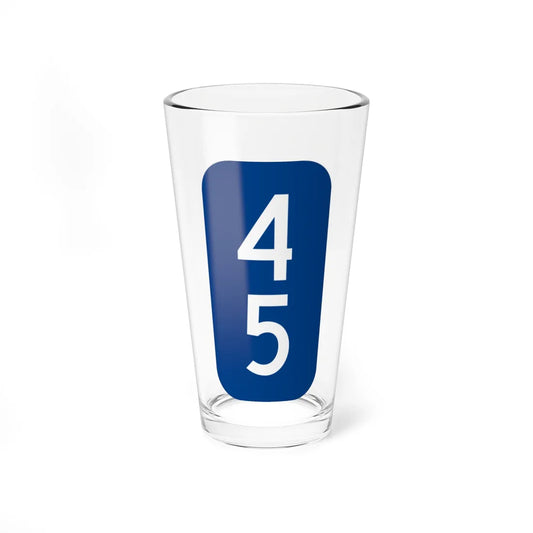 Warren County 45 NY tab (New York) (Road Sign) Pint Glss 16oz 16oz - Go Mug Yourself