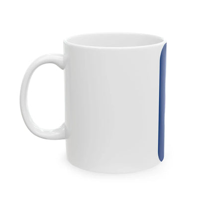 Warren County 69 NY tab (New York) (Road Sign) White Coffee Mug - Go Mug Yourself