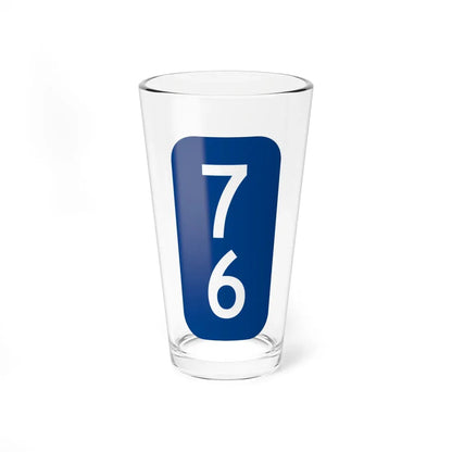 Warren County 76 NY tab (New York) (Road Sign) Pint Glass 16oz 16oz - Go Mug Yourself