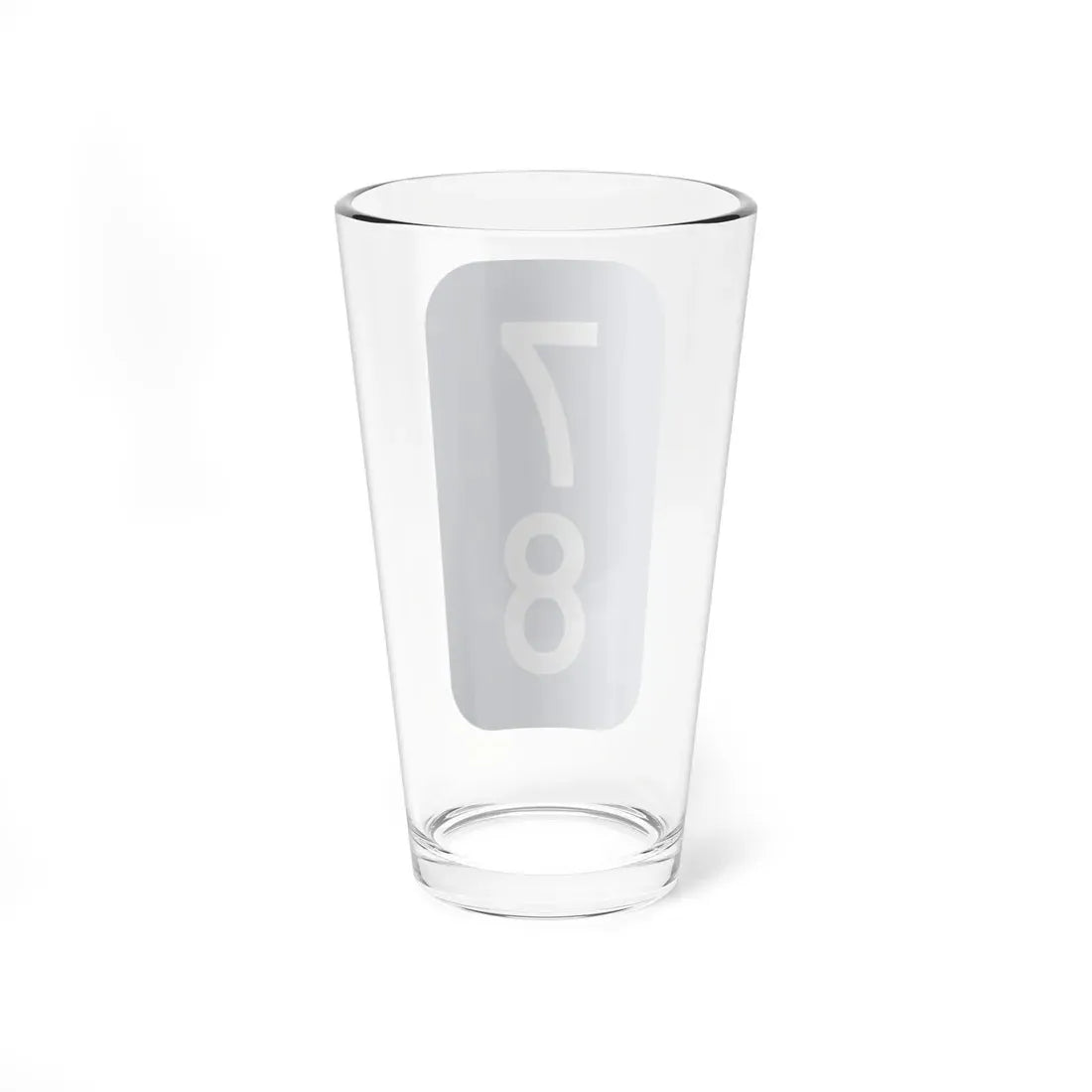 Warren County 78 NY tab (New York) (Road Sign) Pint Glass 16oz - Go Mug Yourself