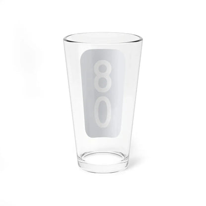 Warren County 80 NY tab (New York) (Road Sign) Pint Glass 16oz - Go Mug Yourself