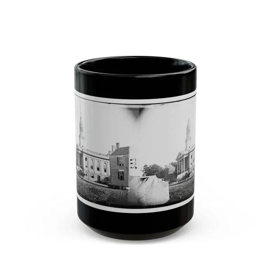 Warrenton, Va. Courthouse (U.S. Civil War) Black Coffee Mug 15oz - Go Mug Yourself