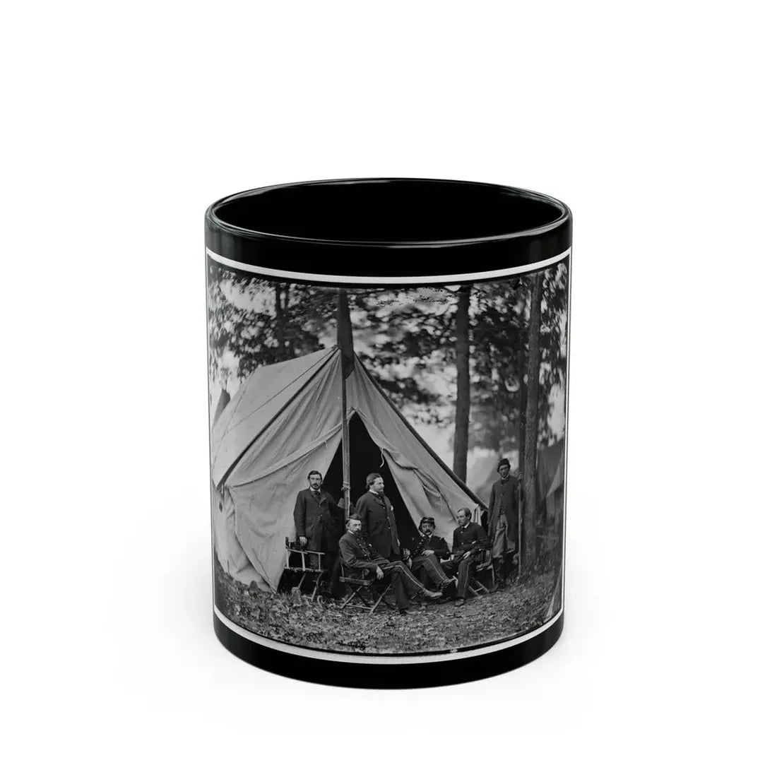 Warrenton, Va. Dr. Jonathan Letterman, Medical Director Of The Army Of The Potomac And Staff (U.S. Civil War) Black Coffee Mug 11oz - Go Mug Yourself