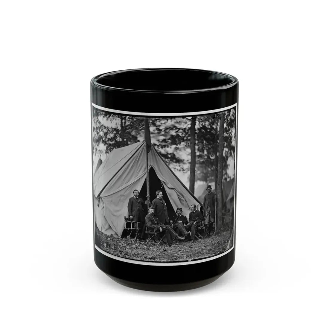 Warrenton, Va. Dr. Jonathan Letterman, Medical Director Of The Army Of The Potomac And Staff (U.S. Civil War) Black Coffee Mug 15oz - Go Mug Yourself