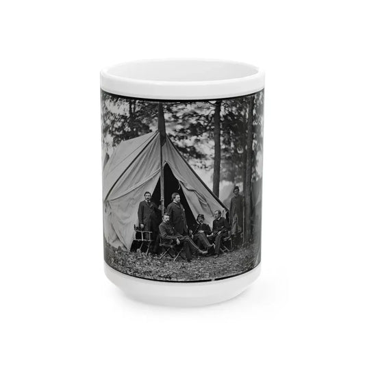 Warrenton, Va. Dr. Jonathan Letterman, Medical Director Of The Army Of The Potomac And Staff (U.S. Civil War) White Coffee Mug 15oz - Go Mug Yourself