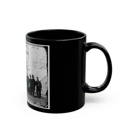Warrenton, Va. Gen. Ambrose E. Burnside And Staff; Another View (U.S. Civil War) Black Coffee Mug - Go Mug Yourself
