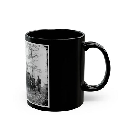 Warrenton, Va. Gen. Ambrose E. Burnside And Staff (U.S. Civil War) Black Coffee Mug - Go Mug Yourself