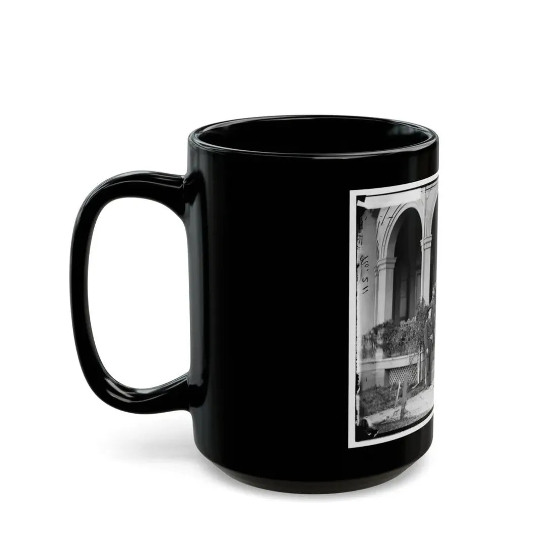 Warrenton, Va. Gen. Edwin V. Sumner And Staff (U.S. Civil War) Black Coffee Mug - Go Mug Yourself