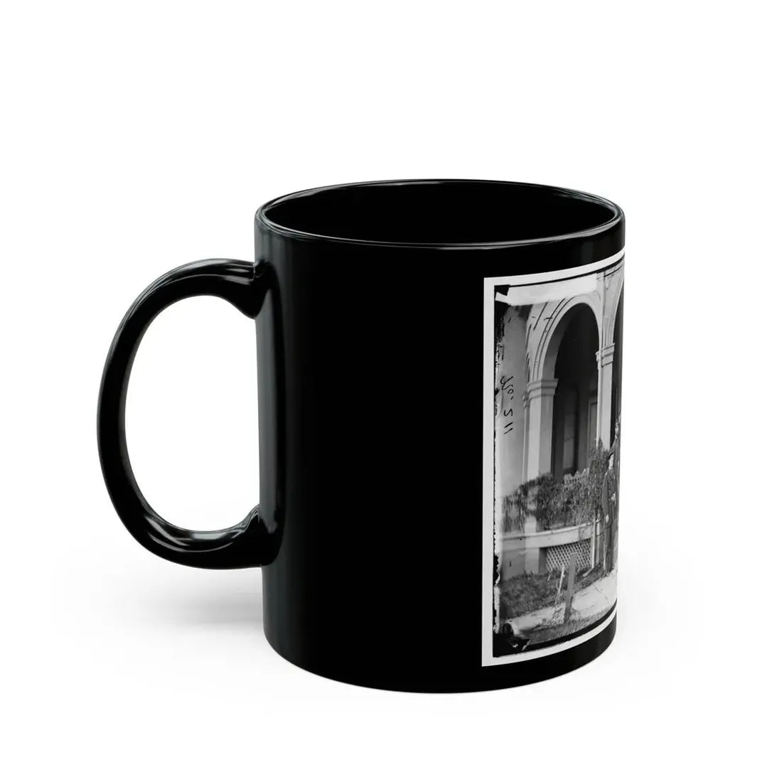 Warrenton, Va. Gen. Edwin V. Sumner And Staff (U.S. Civil War) Black Coffee Mug - Go Mug Yourself