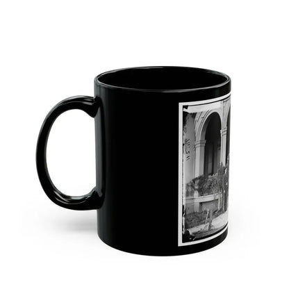 Warrenton, Va. Gen. Edwin V. Sumner And Staff (U.S. Civil War) Black Coffee Mug - Go Mug Yourself