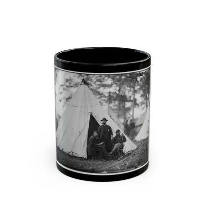 Warrenton, Va. Maj. Charles J. Whiting, Capt. James E. Harrison, And Capt. Wesley W. Owens Of The 5th U.S. Cavalry (U.S. Civil War) Black Coffee Mug 11oz - Go Mug Yourself