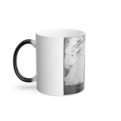Warrenton, Va. Maj. Charles J. Whiting, Capt. James E. Harrison, and Capt. Wesley W. Owens of the 5Th U.S. Cavalry (U.S. Civil War) Color Changing Coffee Mug 11oz - Go Mug Yourself