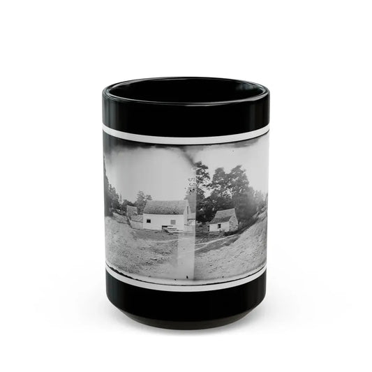 Warrenton, Va. Outskirts Of Town With Courthouse In Distance (U.S. Civil War) Black Coffee Mug 15oz - Go Mug Yourself