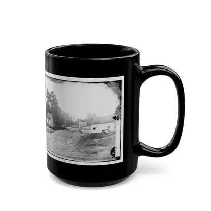 Warrenton, Va. Outskirts Of Town With Courthouse In Distance (U.S. Civil War) Black Coffee Mug - Go Mug Yourself