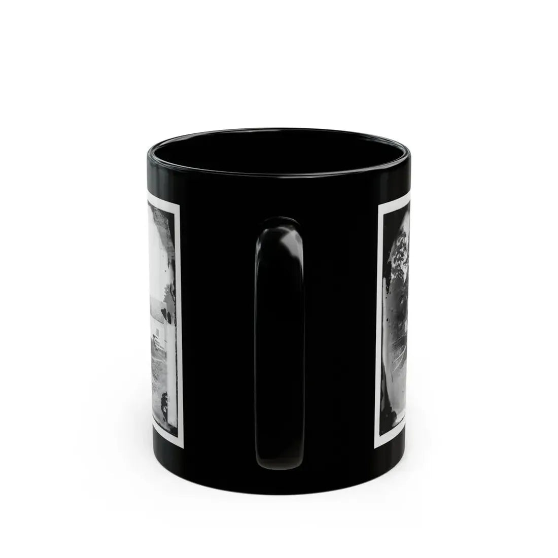 Warrenton, Va. Outskirts Of Town With Courthouse In Distance (U.S. Civil War) Black Coffee Mug - Go Mug Yourself