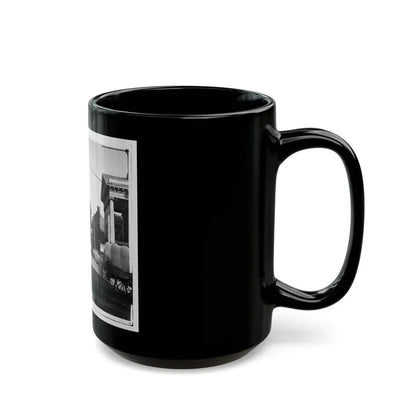 Warrenton, Va. Street In Front Of Courthouse (U.S. Civil War) Black Coffee Mug - Go Mug Yourself