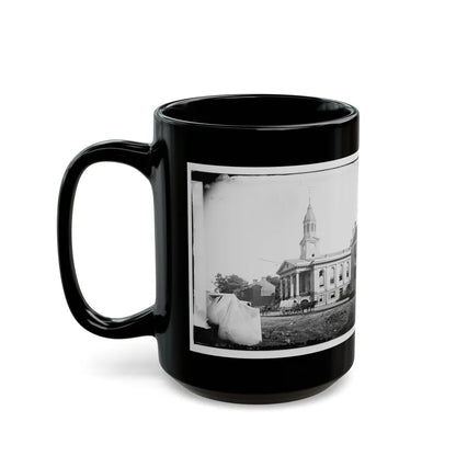 Warrenton, Va. Courthouse (U.S. Civil War) Black Coffee Mug-Go Mug Yourself