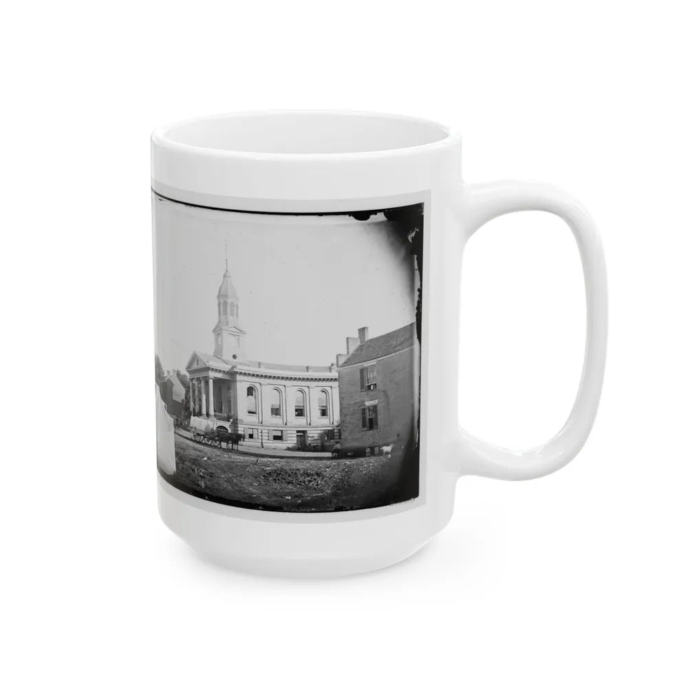 Warrenton, Va. Courthouse (U.S. Civil War) White Coffee Mug-Go Mug Yourself