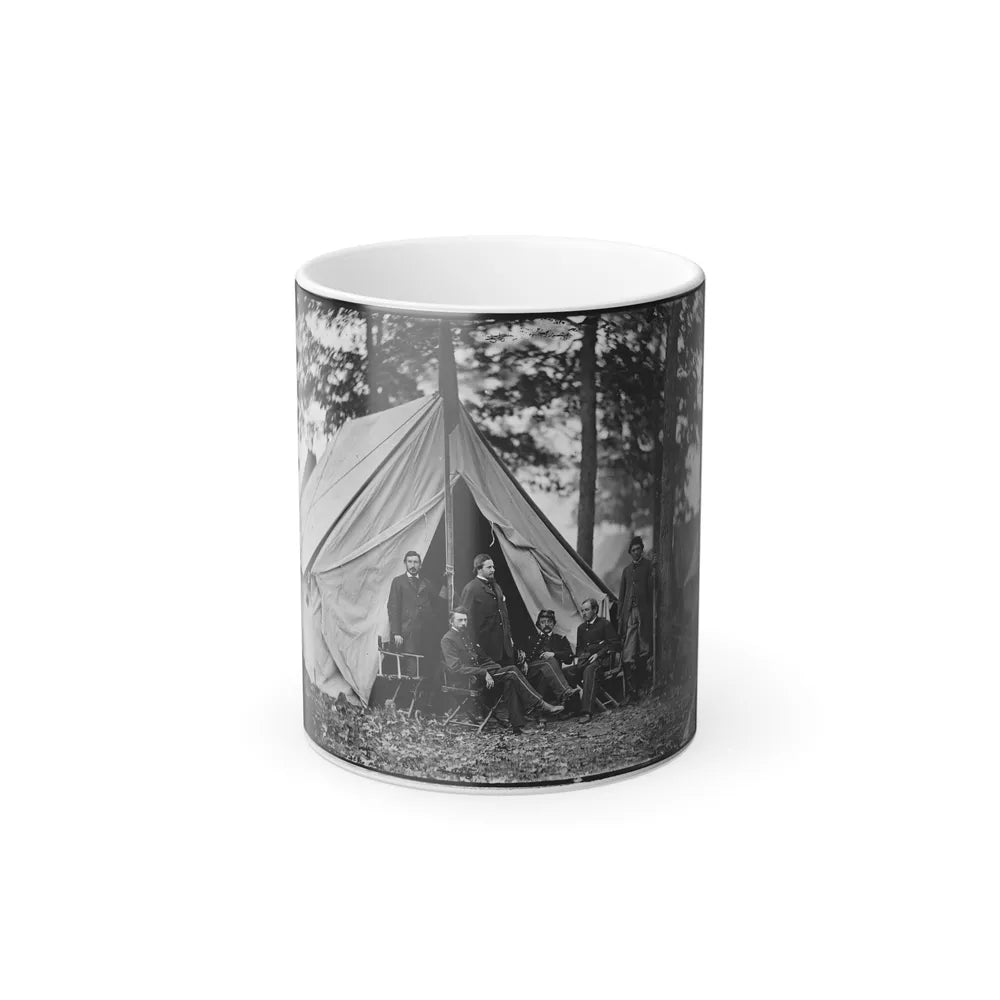 Warrenton, Va. Dr. Jonathan Letterman, Medical Director of the Army of the Potomac and Staff (U.S. Civil War) Color Changing Coffee Mug 11oz-11oz-Go Mug Yourself