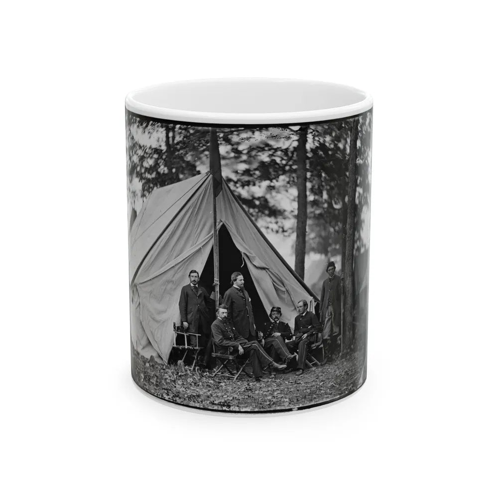 Warrenton, Va. Dr. Jonathan Letterman, Medical Director Of The Army Of The Potomac And Staff (U.S. Civil War) White Coffee Mug-11oz-Go Mug Yourself