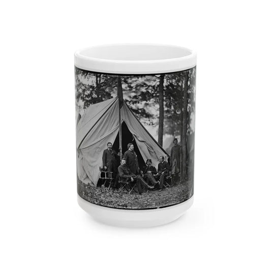 Warrenton, Va. Dr. Jonathan Letterman, Medical Director Of The Army Of The Potomac And Staff (U.S. Civil War) White Coffee Mug-15oz-Go Mug Yourself