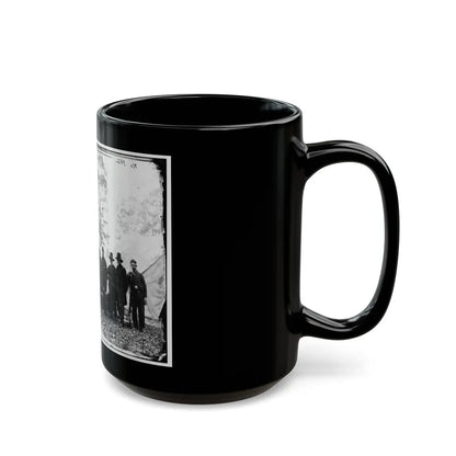 Warrenton, Va. Gen. Ambrose E. Burnside And Staff; Another View (U.S. Civil War) Black Coffee Mug-Go Mug Yourself