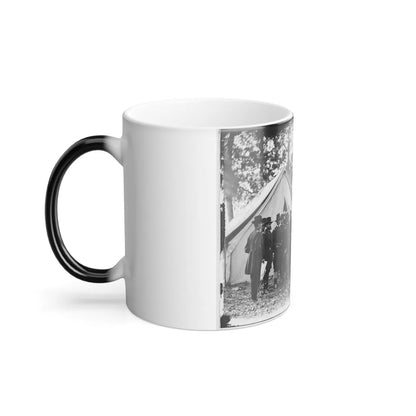 Warrenton, Va. Gen. Ambrose E. Burnside and Staff; Another View (U.S. Civil War) Color Changing Coffee Mug 11oz-Go Mug Yourself