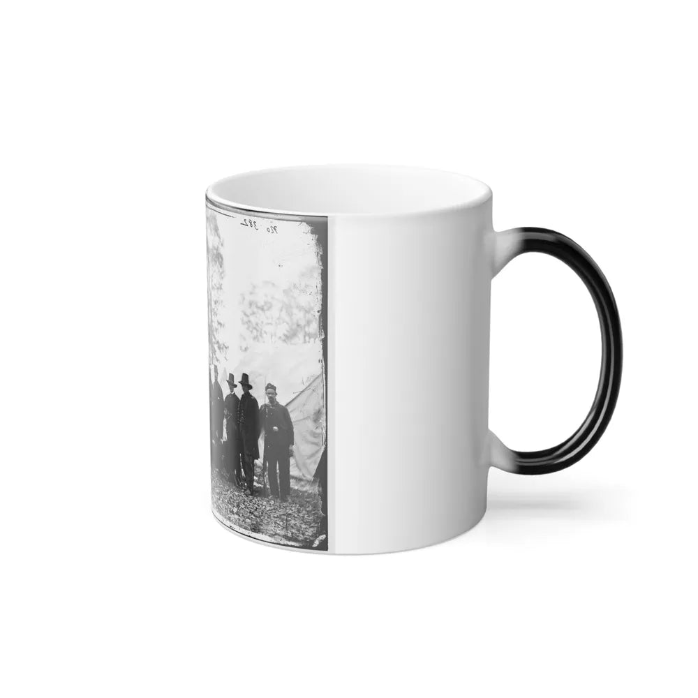 Warrenton, Va. Gen. Ambrose E. Burnside and Staff; Another View (U.S. Civil War) Color Changing Coffee Mug 11oz-Go Mug Yourself