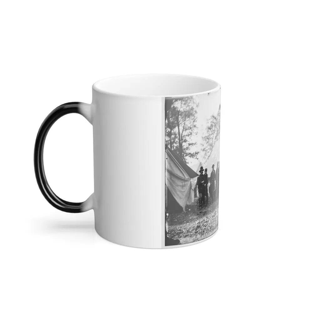 Warrenton, Va. Gen. Ambrose E. Burnside and Staff (U.S. Civil War) Color Changing Coffee Mug 11oz-Go Mug Yourself