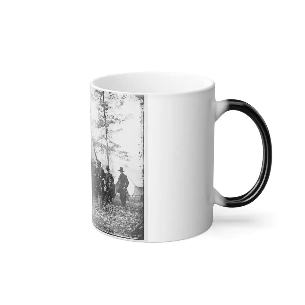 Warrenton, Va. Gen. Ambrose E. Burnside and Staff (U.S. Civil War) Color Changing Coffee Mug 11oz-Go Mug Yourself
