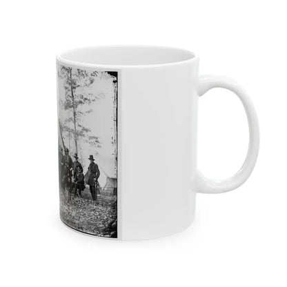 Warrenton, Va. Gen. Ambrose E. Burnside And Staff (U.S. Civil War) White Coffee Mug-Go Mug Yourself