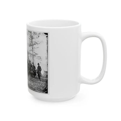 Warrenton, Va. Gen. Ambrose E. Burnside And Staff (U.S. Civil War) White Coffee Mug-Go Mug Yourself