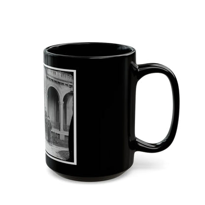 Warrenton, Va. Gen. Edwin V. Sumner And Staff (U.S. Civil War) Black Coffee Mug-Go Mug Yourself