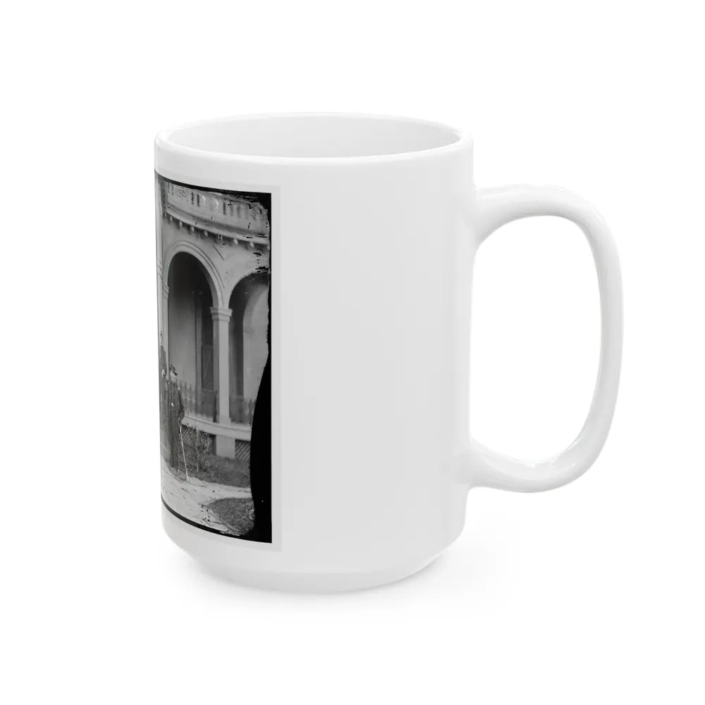 Warrenton, Va. Gen. Edwin V. Sumner And Staff (U.S. Civil War) White Coffee Mug-Go Mug Yourself