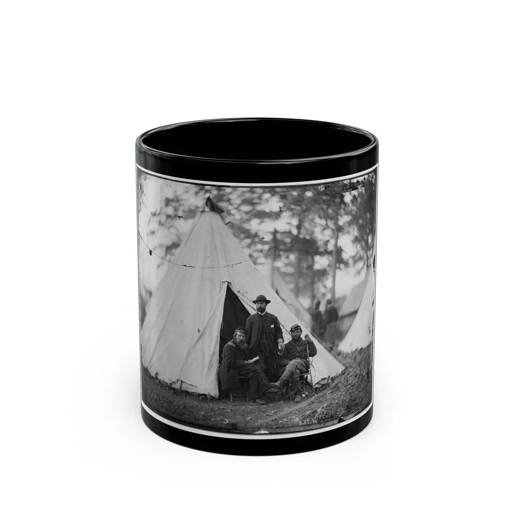 Warrenton, Va. Maj. Charles J. Whiting, Capt. James E. Harrison, And Capt. Wesley W. Owens Of The 5th U.S. Cavalry (U.S. Civil War) Black Coffee Mug-11oz-Go Mug Yourself