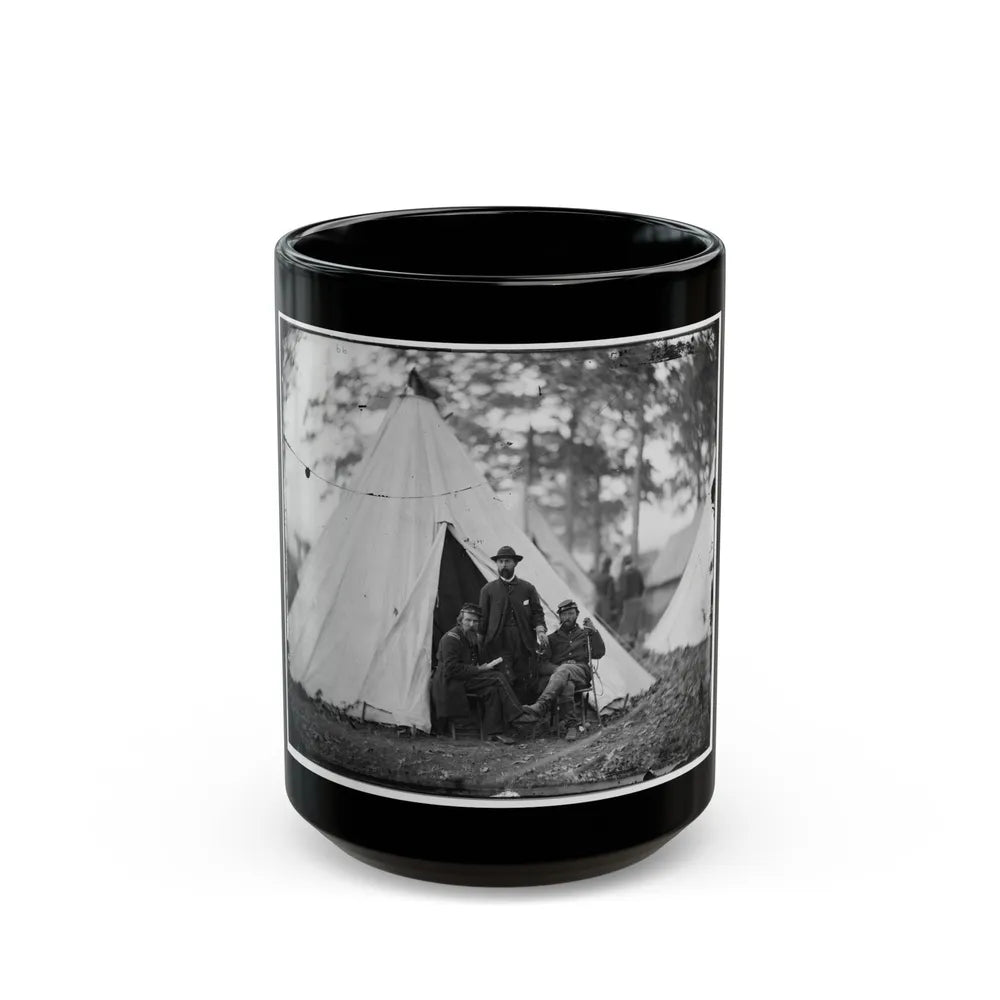 Warrenton, Va. Maj. Charles J. Whiting, Capt. James E. Harrison, And Capt. Wesley W. Owens Of The 5th U.S. Cavalry (U.S. Civil War) Black Coffee Mug-15oz-Go Mug Yourself