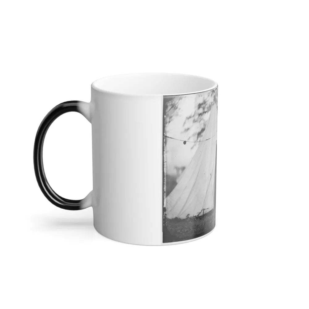 Warrenton, Va. Maj. Charles J. Whiting, Capt. James E. Harrison, and Capt. Wesley W. Owens of the 5Th U.S. Cavalry (U.S. Civil War) Color Changing Coffee Mug 11oz-Go Mug Yourself