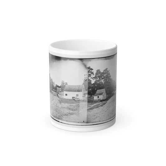 Warrenton, Va. Outskirts of Town With Courthouse in Distance (U.S. Civil War) Color Changing Coffee Mug 11oz-11oz-Go Mug Yourself