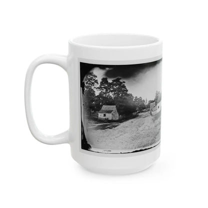 Warrenton, Va. Outskirts Of Town With Courthouse In Distance (U.S. Civil War) White Coffee Mug-Go Mug Yourself