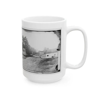 Warrenton, Va. Outskirts Of Town With Courthouse In Distance (U.S. Civil War) White Coffee Mug-Go Mug Yourself