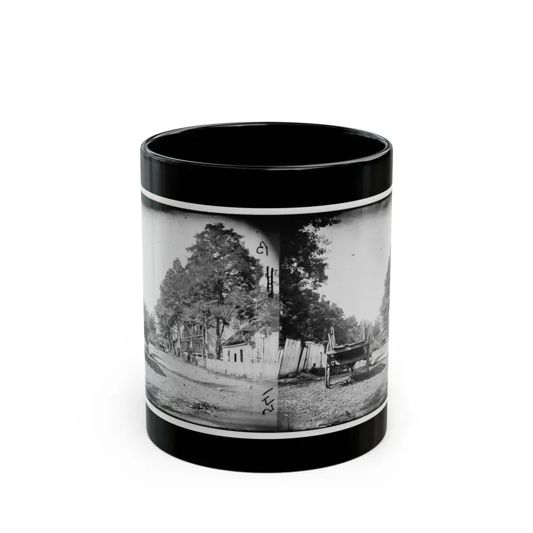 Warrenton, Virginia. Street View (U.S. Civil War) Black Coffee Mug 11oz - Go Mug Yourself