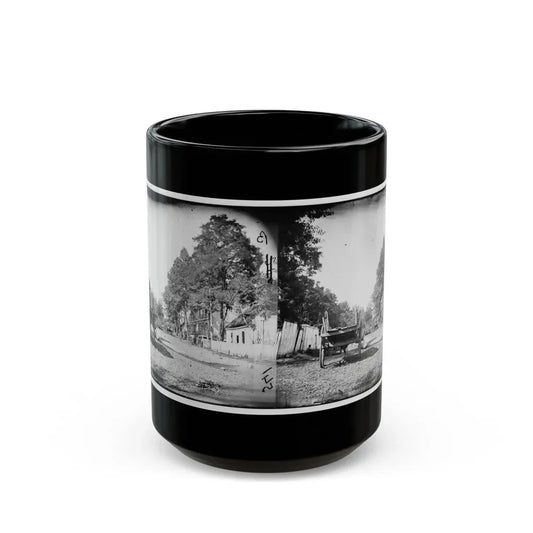 Warrenton, Virginia. Street View (U.S. Civil War) Black Coffee Mug 15oz - Go Mug Yourself