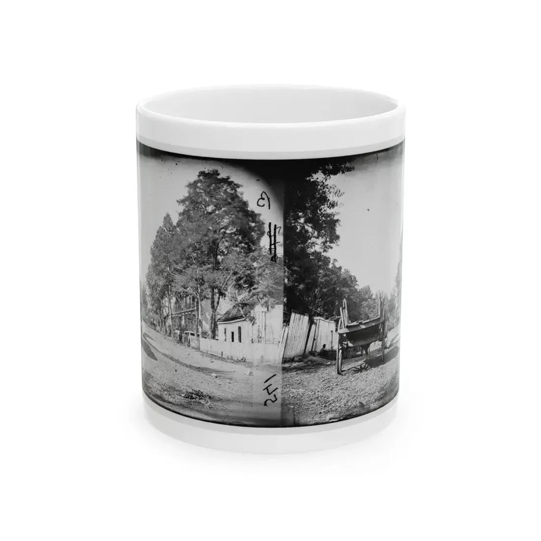 Warrenton, Virginia. Street View (U.S. Civil War) White Coffee Mug 11oz - Go Mug Yourself