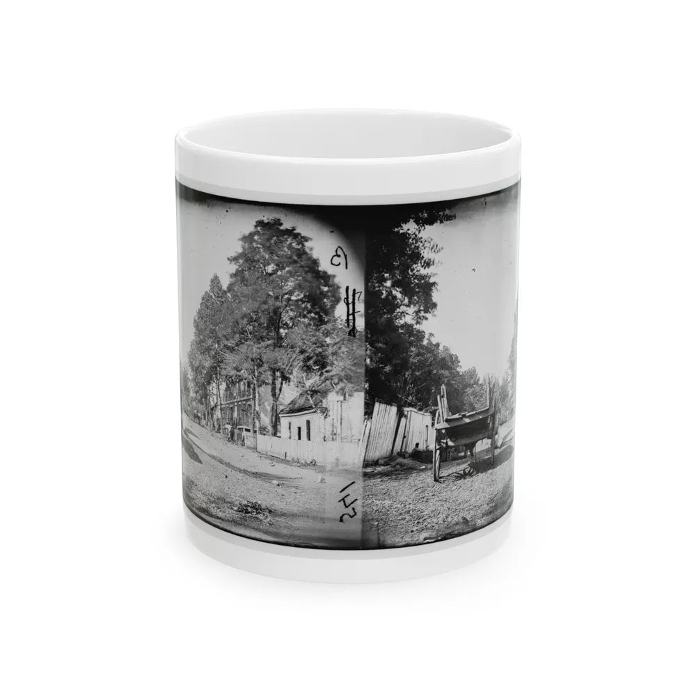 Warrenton, Virginia. Street View (U.S. Civil War) White Coffee Mug-11oz-Go Mug Yourself