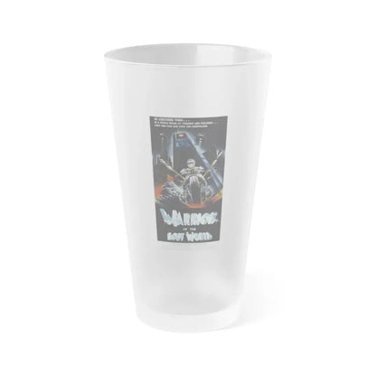 WARRIOR OF THE LOST WORLD 1983 Movie Poster - Frosted Pint Glass 16oz 16oz Frosted - Go Mug Yourself